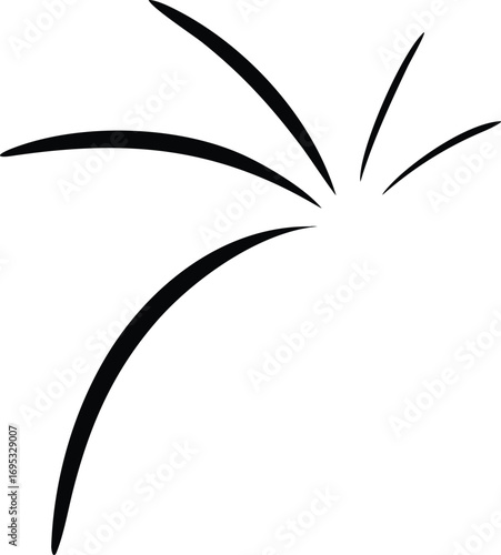 cartoon style fireworks illustration vibrant colors dynamic display