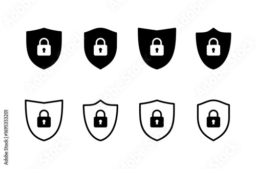 Security icon logo design. protection icon. privacy. vpn