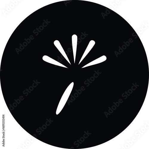 vector illustration of a black pepper