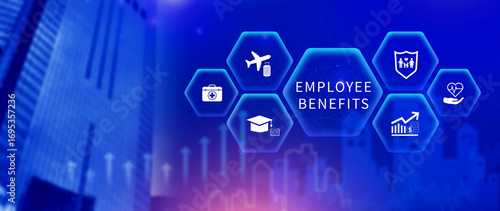 Tableau sur toile Employee Benefits Career Concept