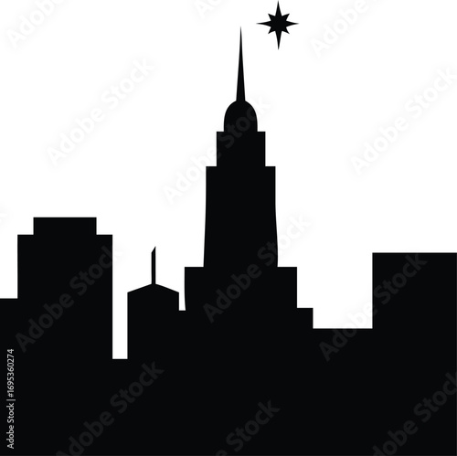 fireworks illuminate new york city skyline at night