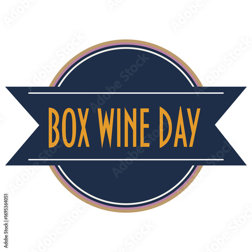Box Wine Day sticker