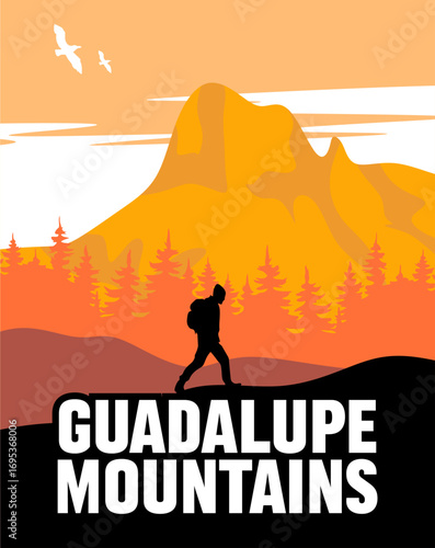 beautiful views of the Guadalupe Mountains National Park