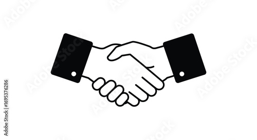 two hands shaking in agreement symbolizing partnership collaboration