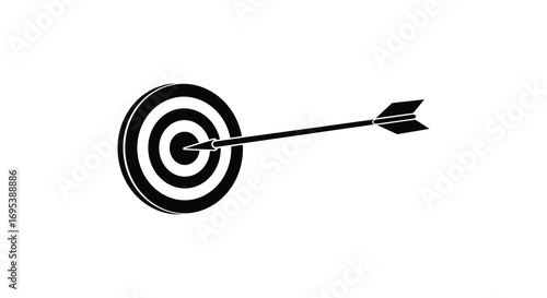 a dart hits the center of a circular target precisely