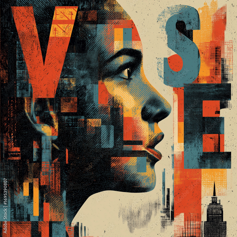 Obraz premium Vote. Speak. Change. 