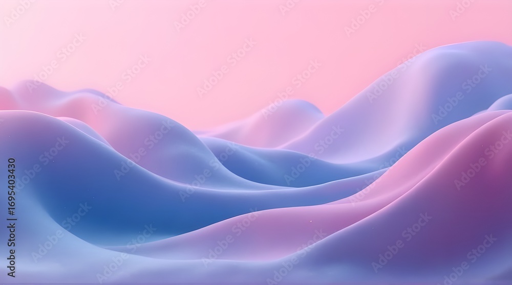 Obraz premium Smooth Gradient Ocean Horizon
