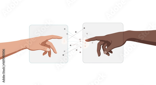 Cultivating Trust and Empathy: Illustrative Hands Symbolizing Deep Human Connection and Collaborative Support