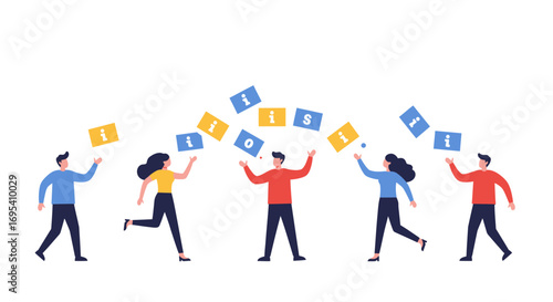 Future-Ready Collaboration: Diverse Teams Innovating with Glowing Digital Concepts