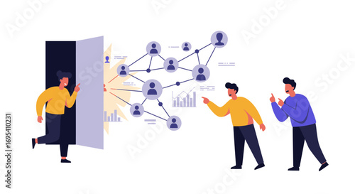 Strategic Revelation: Excited Professionals Discover Market Opportunity and Future Growth