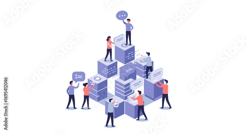 Streamlined Vision: Elegant Vector Art for Modern Corporate Strategy & Marketing Excellence