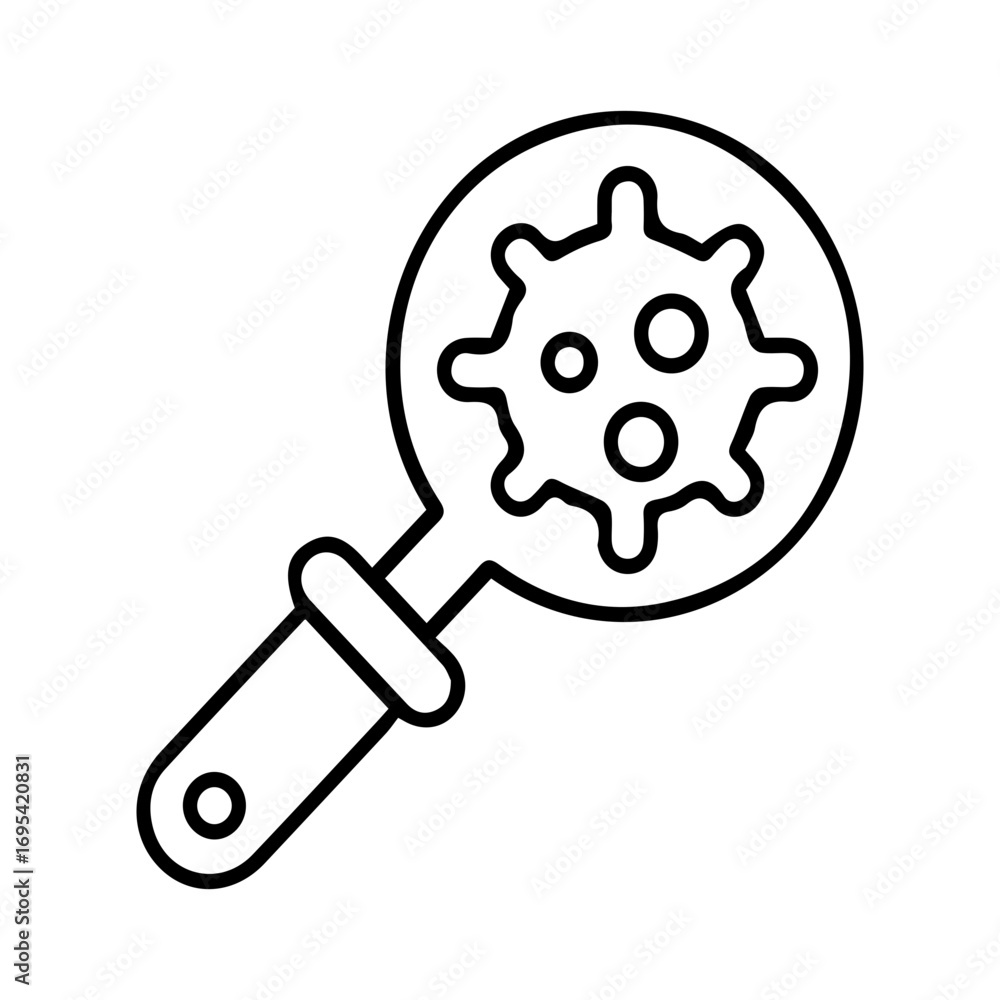 Obraz premium Virus Detection Magnifier