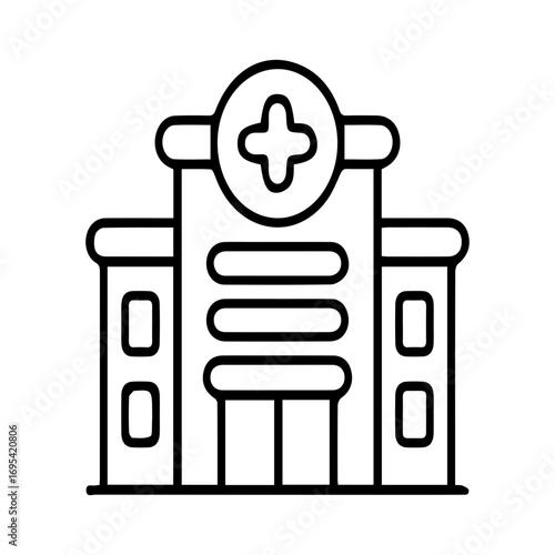 Hospital Building Icon