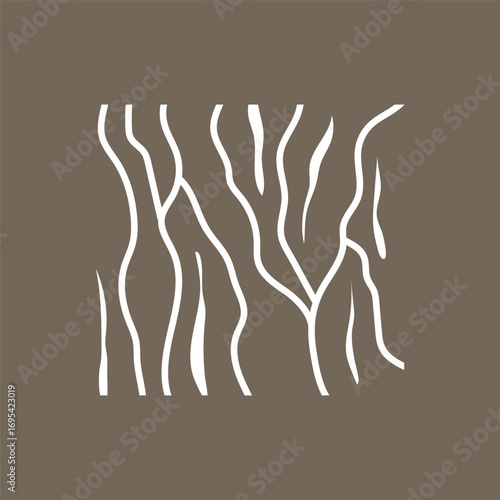 Wood logo design structure layers forest tree bark vector template
