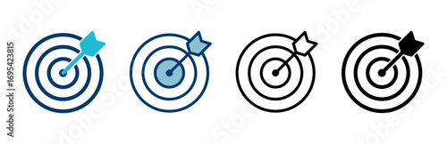 Target icon vector isolated on white background. Target vector icon. goal icon. marketing target. Aim