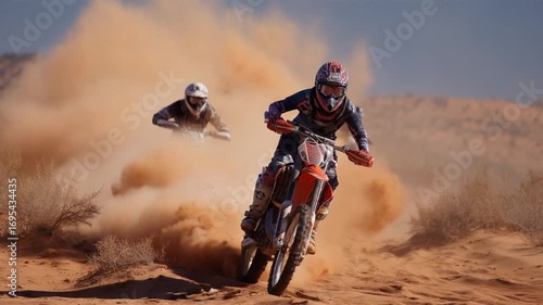 Desert Motocross Race: Adrenaline-Fueled Thrills in the Sands