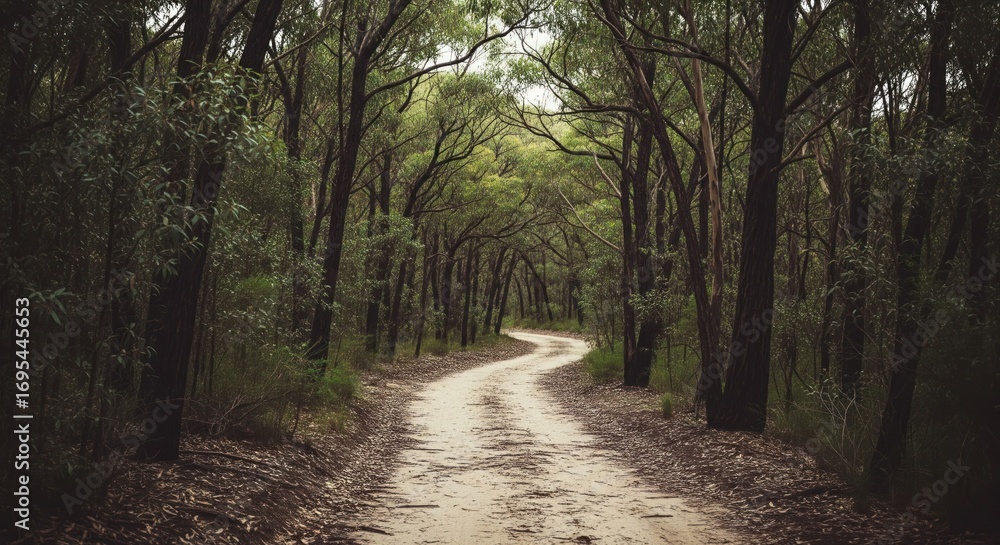 Fototapeta premium Serene forest path