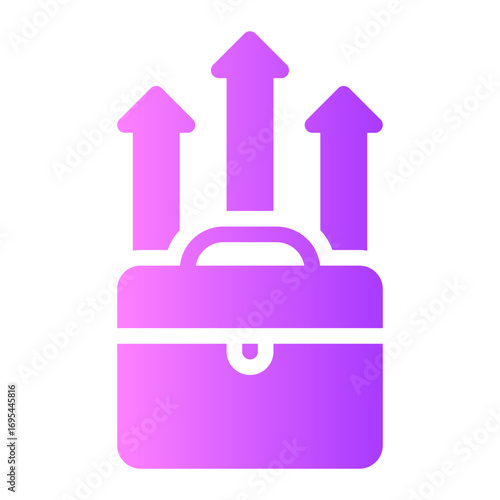 self improvement gradient icon