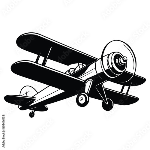 airplane isolated on white