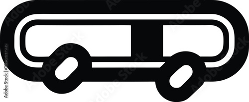 Transport link vector icon.