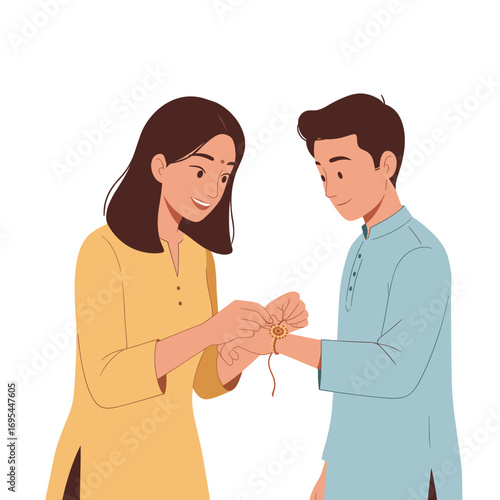 Rakhi Festival - Tying the Rakhi