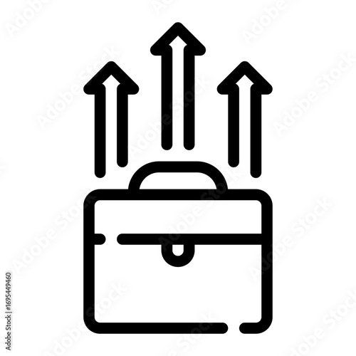 self improvement line icon