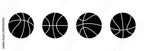 Basketball icon vector. Basketball ball sign and symbol