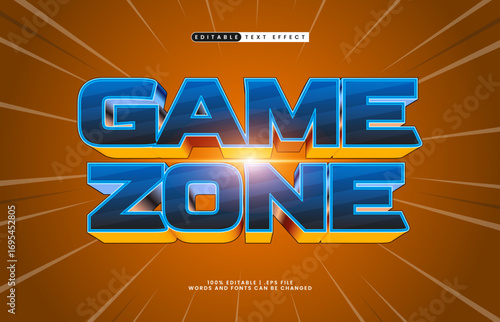 game zone editable text effect
