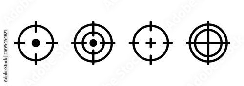 Target icon vector. goal icon vector. target marketing sign and symbol