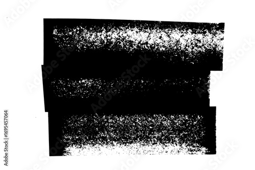 Texture painted with a roller on the wall wet dark lino ink remain, black linocutting paint roller texture