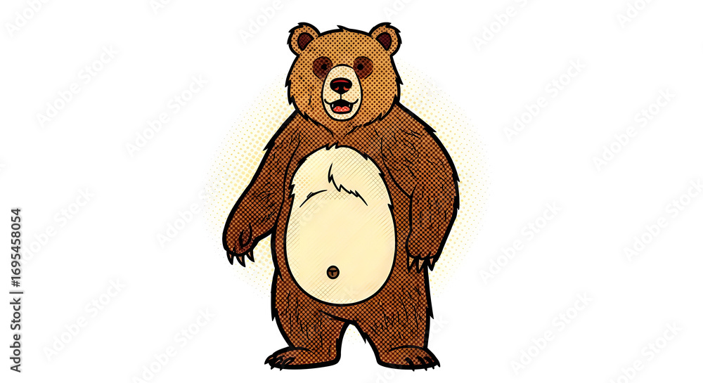 Fototapeta premium brown bear cub