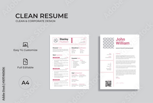 Professional Resume & Cover Letter Template