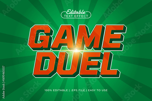 game duel editable text effect