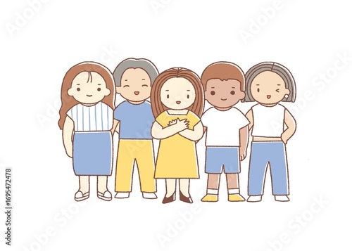 多様なバックグラウンドを持つ人々