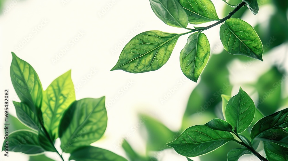 Fototapeta premium Environmental Conservation Concept with Green Leaves for Sustainable Future Projects