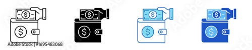 Payment Method  Icon Set Multiple Style Collection