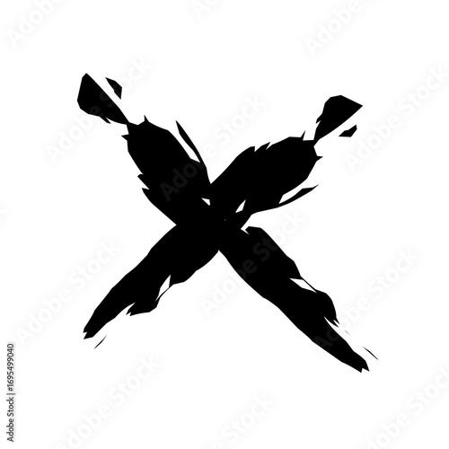 Abstract multiplied line art vector