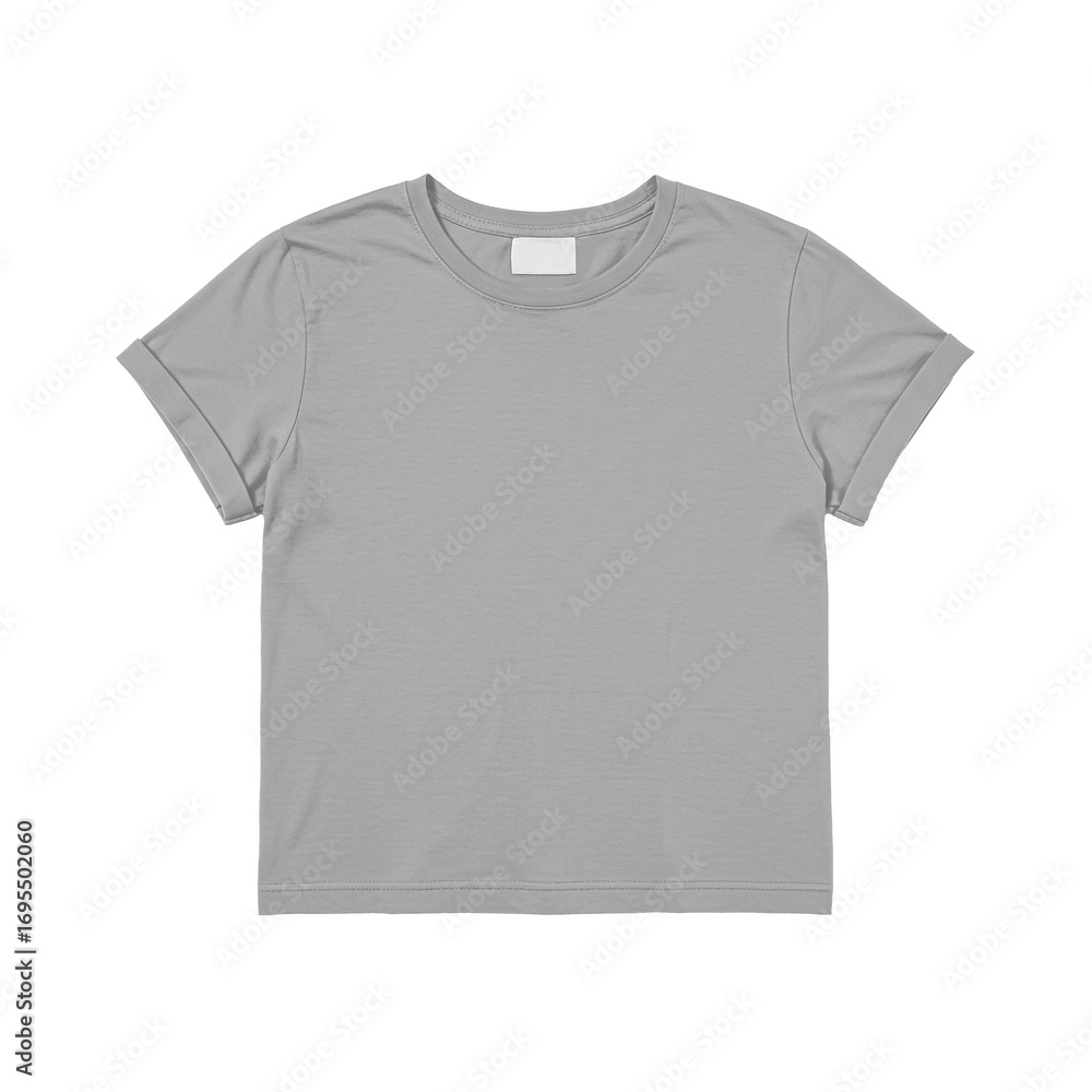 Naklejka premium Light Gray T-shirt for a Soft Aesthetic