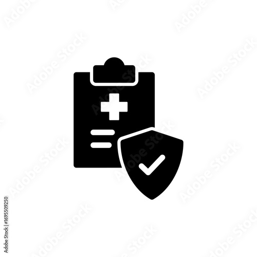 Medical insurance icon vector for web and mobile app. health insurance sign and symbol