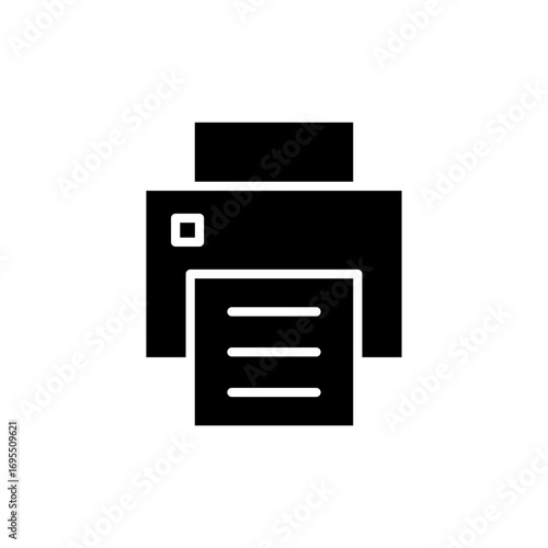 Print icon vector for web and mobile app. printer sign and symbol
