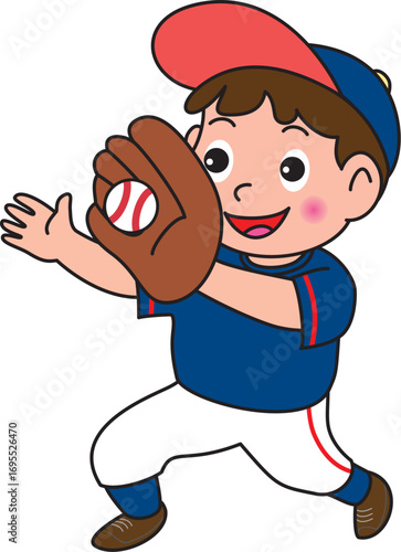 少年野球の守備
