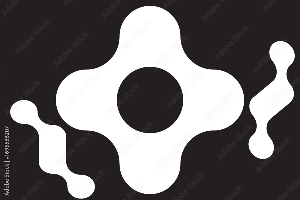 Abstract Blob Shape Logo Abstract Blob Shape Logo