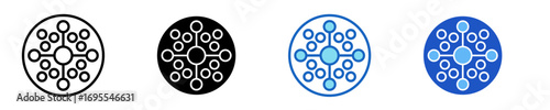 Nanocrystal  Icon Set Multiple Style Collection