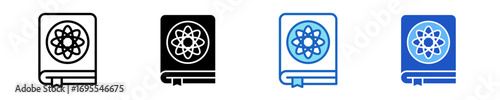 Nanoscience  Icon Set Multiple Style Collection