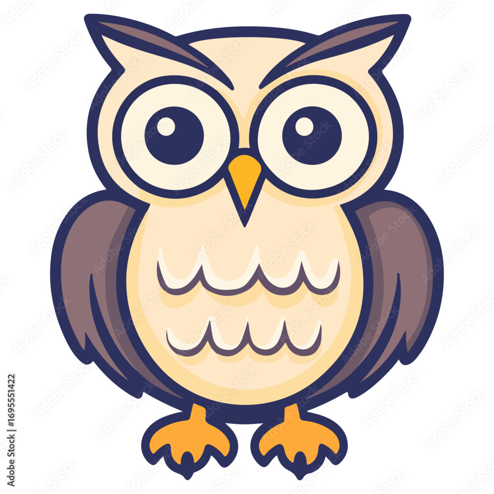 Fototapeta premium owl, animal, halloween, festival, vector, transparent background, icon, cute, nature, wildlife, beak, wing, wild, wise, night