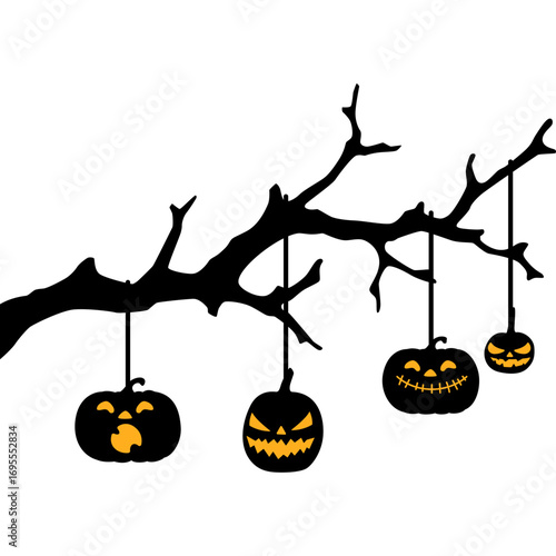 Halloween Tree Pumkin Decoration