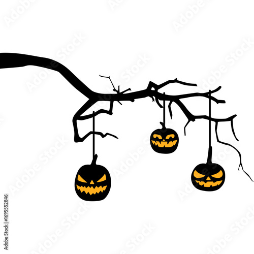 Halloween Tree Pumkin Decoration