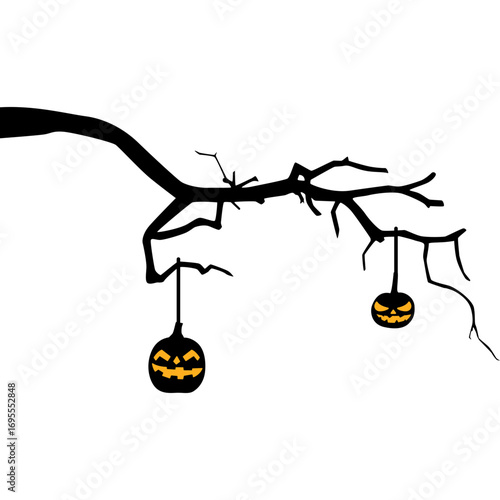 Halloween Tree Pumkin Decoration