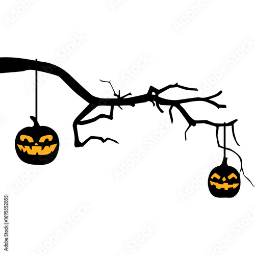 Halloween Tree Pumkin Decoration