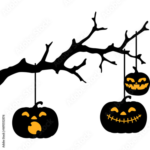 Halloween Tree Pumkin Decoration